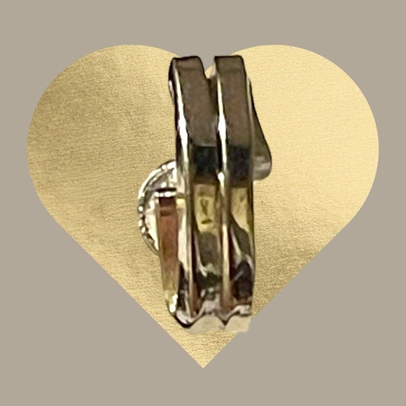 Vintage 10K White Gold Men’s Tie Tack Pin Symbol Bratzel Looks unsigned - Picture 8 of 10